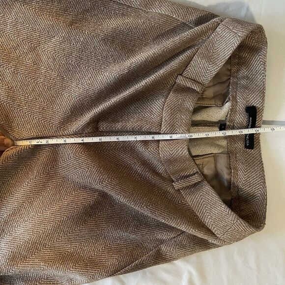 Amanda+chelsea Women's Bootcut Dress‎ Pant, Tan Herringbone, Size 4 - Picture 12 of 15